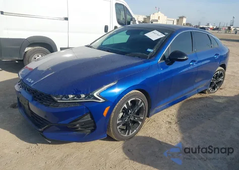 2022 Kia K5 Gt-Line z USA, uszkodzony, nr VIN 5XXG64J29NG101404